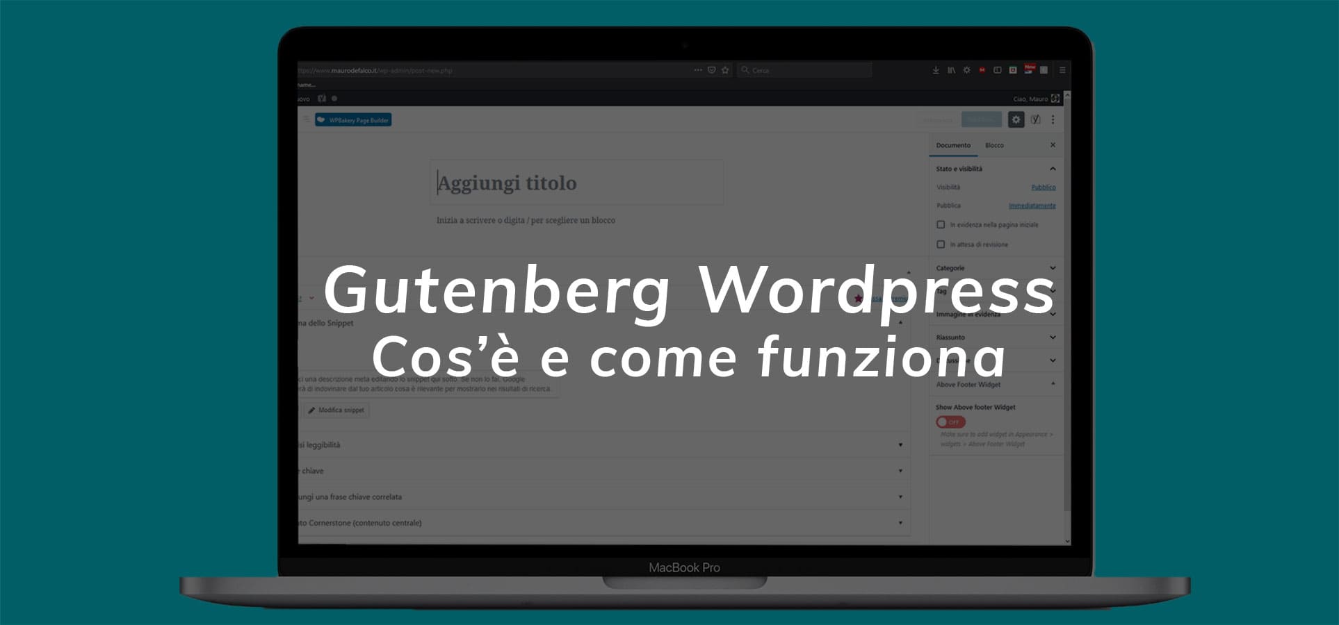 Gutenberg per Wordpress